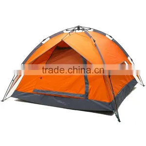 Automatic Style Outdoor Camping Double Layer 3-4 Person Family Water Proof Tent thumbnail-4