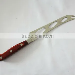 Popular Stainless Steel Cheese Knife With Color Wood Handle thumbnail-1