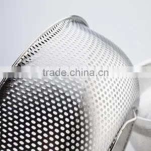 Best Selling 5 Quart Stainless Steel Perforated Fine Mesh Colander thumbnail-4
