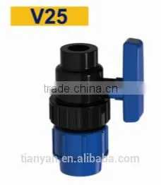 TY High Quality PP Compression Fittings FEMALE TRUE UNION VALVE Eco-friendly Cheap Price Full Size Factory Price List Discount thumbnail-2