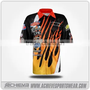 Racing Pit Crew Shirt Wholesale/Racing Custom Dartsshirts thumbnail-5