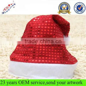 Custom Unique Christmas Hat Plush Christmas Hat in Stocks High Quality thumbnail-1