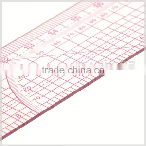 Factory Wholesale 40cm*16" Plastic Fabric Garment Ruler for Sewing Students and Fashion Designers #B-66 thumbnail-5
