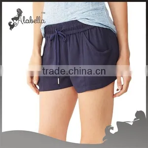 Polyester / Spandex Navy Shorts With Free Sizes for Girls thumbnail-2
