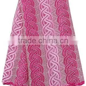 Comfortable Muti-color Beautiful Textile French Lace African Cord French Lace FL 1393 thumbnail-4