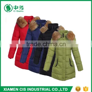 Fashion Style Warmful Winter Fur Collar Women Goose Down Coat thumbnail-1
