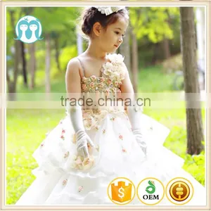 2015 Wholesale Cheap Clothes One Piece Kids Party Dress thumbnail-2