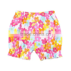 2017 Baby Boutique Clothes Wholesale Flower Gilrs' Summer Shorts Kids Fashionable Bloomers thumbnail-1