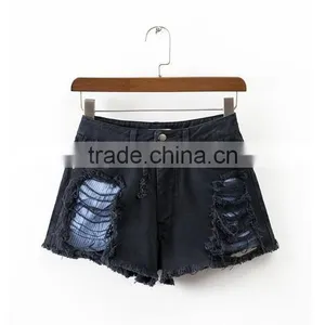 Runwaylover 5042 High Quality Ladies Sexy Washion Torn Shorts thumbnail-1