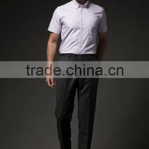 2015 Mens Short Shirt With Buttondown Collar thumbnail-3