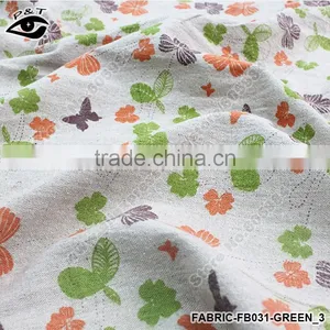 150CM Width Canvas Fabric Flower Butterfly Pattern Linen Fabric for Cushion, Bolster, Tablecloth, Bags, Decorative thumbnail-1