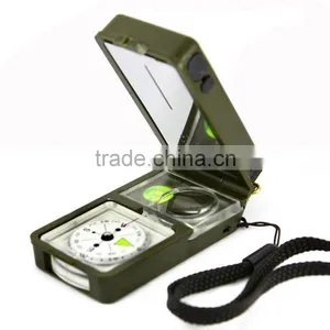 Multi-function 10 in 1 Military Tool Compass Hygrometer Led Light Thermometer Flint Fire Starter Outdoor Hiking Camping Survival thumbnail-2