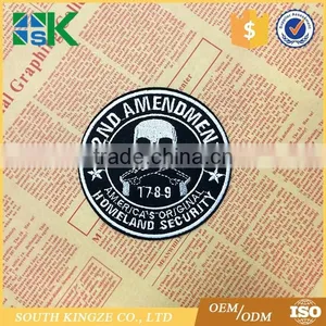 Anime COS Chapter US Homeland Security Embroidery Patch Black and White Skull Magic Badge thumbnail-2