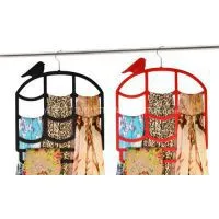 Plastic Flocked Scarf Hanger Bird Cage Shape thumbnail-1