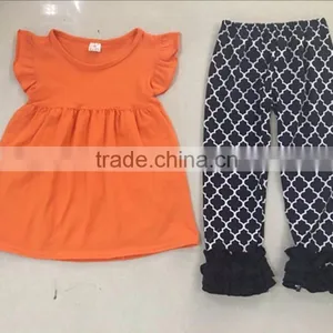 Summer Little Girls 2 Pieces Kids Children's Clothing Outfits thumbnail-2