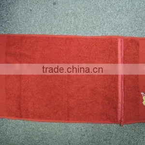 100 Cotton Customized Zipper Pouch Gym Towels thumbnail-2