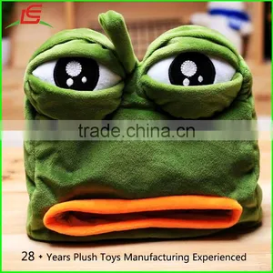 Creative Sad Frog Pumping Carton Soft Plush Cartoon Tissue Box thumbnail-5