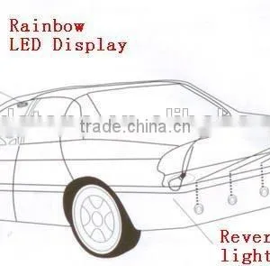 Original Factory Rainbow LED Display Smart Car Parking System thumbnail-6