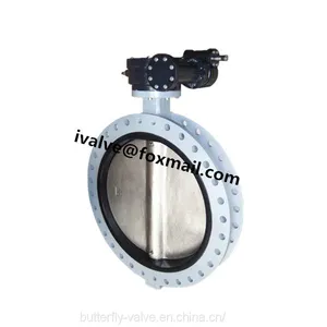 U Shape Gearbox Butterfly Valve thumbnail-1