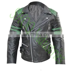 Leather Motorbike Jacket , Shoo Industries thumbnail-1