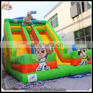 Funny Large Inflatable Cartoon Painting Slide,custom Design Slide,cheap Double Lane Inflatable Slip n Slide thumbnail-3