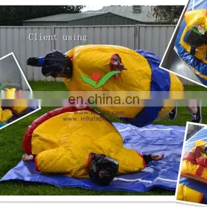 New Arrived Clown Figure PVC Tarpaulin Not Inflatable Family Sumo Suit thumbnail-4