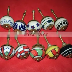 INDIAN CERAMIC HANDMADE DOOR KNOBS thumbnail-1