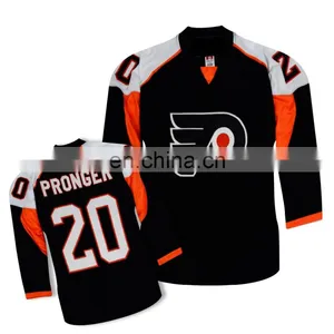 10% Discount Thick Soft Mesh Flyers Ice Hockey Jersey for Team Uniform of Hockey Wear thumbnail-1