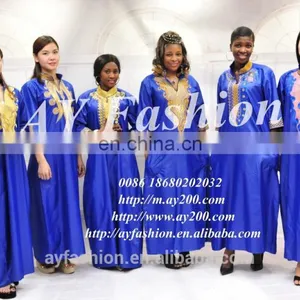 Embroidery African Bazin Riche Broderie Clothes African Bazin Riche Dresses thumbnail-3