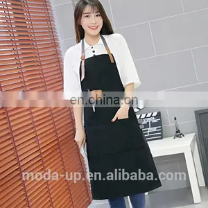 Cotton Polyester Kitchen Apron With Custom Logo High Quality Chinese Supplier thumbnail-4