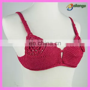 Bailange 2016 Newest Unique Crochet Bra Women Bra Sports Bra Unlined Bikini Swimwear thumbnail-2