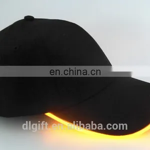 Hot-sale Soft Led Flashing Baseball Cap for Party Event in the Dark thumbnail-4