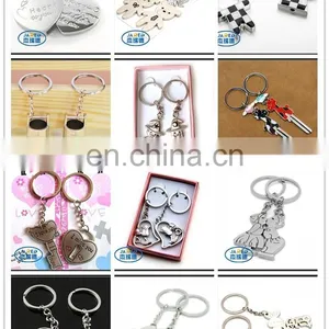 A Pair of Mini Cap Decorations Metal Crafts Silver Pendant Keychain thumbnail-2