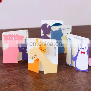 Dolphin Deer Cat Cartoon Greeting Cards Valentine's Day Mini Greeting Cards With Envelopes thumbnail-1