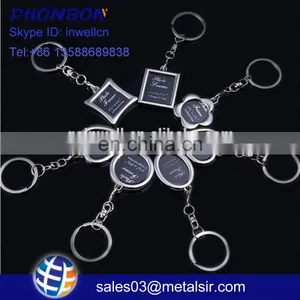 In Stock Wholesaler Custom Keychain Metal Keychain Keychain for Lovers Business Souvenirs Gifts thumbnail-1