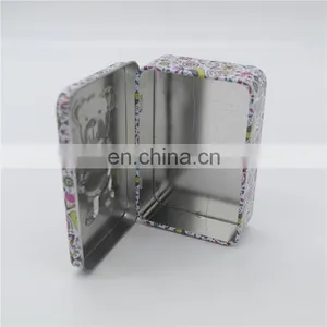 Wholesale Small Rectangular Embossing Metal Food Packaging Tin Cans thumbnail-5