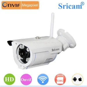 Onvif Sricam Outdoor Waterproof IP Camera 128G MicroSD Card Wireless Camera Plug & Play 720P H.264 CMOS Camera thumbnail-2