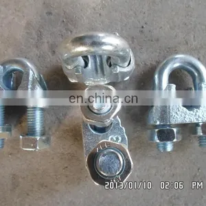 High Quality Din741 Forged Electrical Metal Wire Rope Clip thumbnail-1