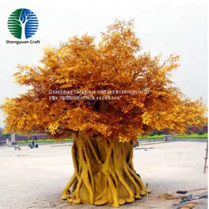 the Newest Design Artificial Golden Tree Banyan Tree thumbnail-1