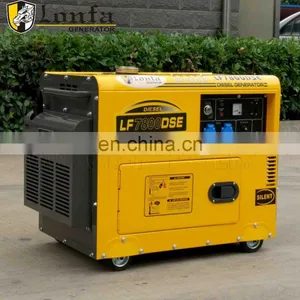 Air Cooled Four Stroke Single Phase 7.5kVA Portable Silent Diesel Generator thumbnail-1