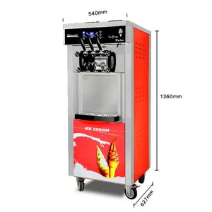 2019 Frozen Yogurt Machine Soft Serve Ice Cream Machine Soft Ice Cream Maker Frozen Yogurt Machine thumbnail-1
