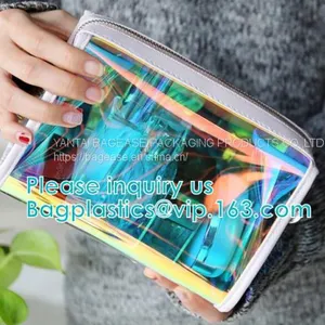 Zipper Handle Portable Travel Luggage Pouch Airport Airline Bags Vacation Gym Bathroom Organization, Bagease, Bagplastic thumbnail-1