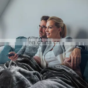 Hot Sale Cheap Heavy Comfy Ultra-plush Fluffy Milestone Flannel Fleece Blanket In Bulk thumbnail-2
