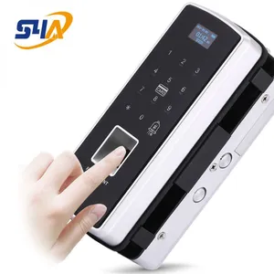 Factory Sell of Metal Fingerprint Access Control Machine Card Swipe Glass Door Password Lock thumbnail-4