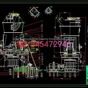 HRM1500 Vertical Mill Drawings FullMachining Drawings thumbnail-2