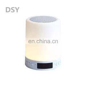 Wireless Bluetooth Speaker Bedside Night Light Smart Touch Control Portable Light With Music Playback thumbnail-2