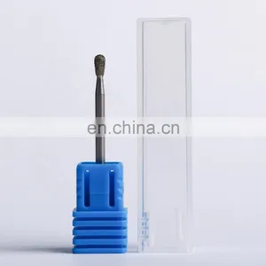 Stainless Steel Tungsten Diamond Blue Manicure Nail Drill Grinding File Bits thumbnail-4