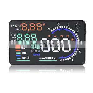 2020 Best Sell Car Projector Speedometer OBD2/OBDII 5.5 Inch Car HUD A8 Car Head Up Display HUD thumbnail-5