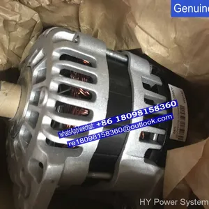424-6821genuine 24V 55A 9 GROOVE Perkins ALTERNATOR FITS CATERPILLAR ENGINES 8600594 8600684 4246821 Original Parts thumbnail-1