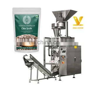 Soap Powder Peat Packaging Cashew Vita Small Scale Rice Chia Seeds Granule Mung Bean Packing Machine Designed thumbnail-1